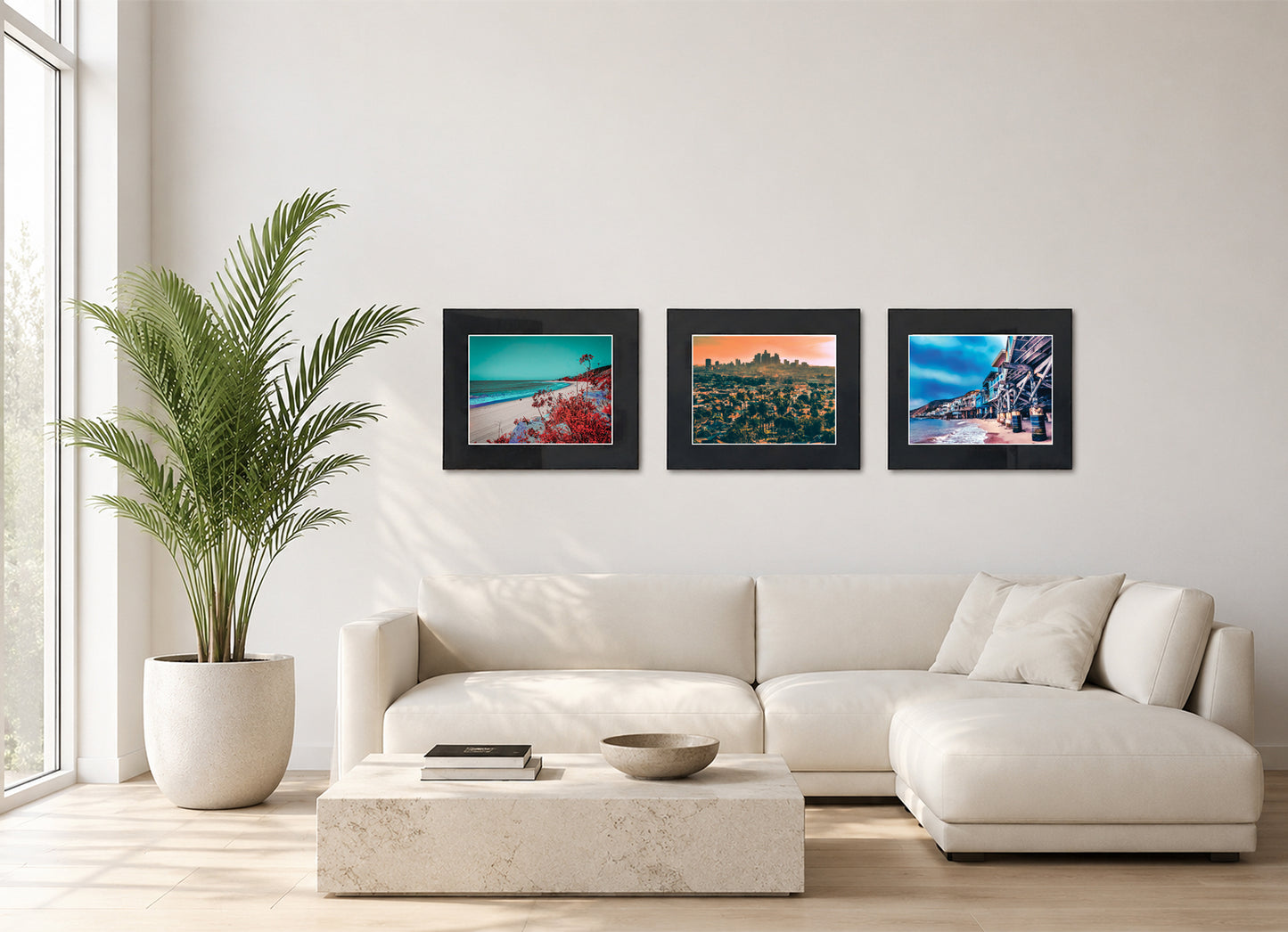Bring balance and visual impact to your space with this 3-piece triptych fine art photography print set by Schnuckelbiene. Thoughtfully curated to create a cohesive gallery wall, these coordinating fine art prints are presented in premium frames with real glass, adding warmth, color, and timeless elegance to any living room, bedroom, office, or entryway. Beautiful on their own, even better together.