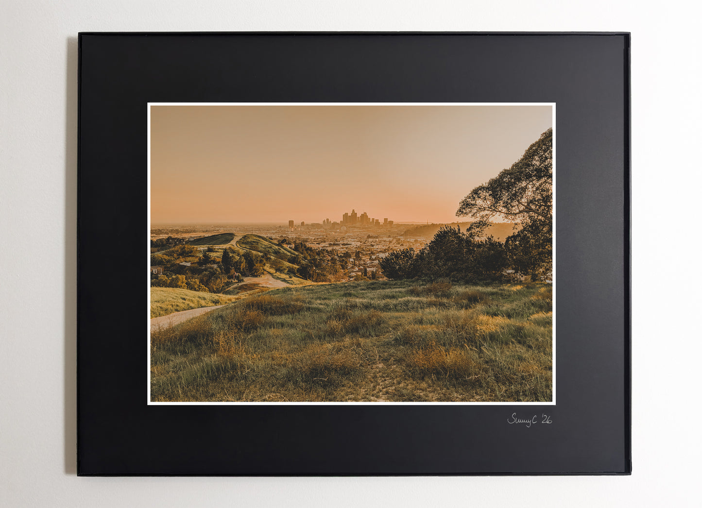 Photo of the serene Glass Top Hill in Lincoln Heights, showcasing stunning views of downtown Los Angeles and peaceful surroundings