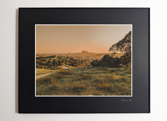 Photo of the serene Glass Top Hill in Lincoln Heights, showcasing stunning views of downtown Los Angeles and peaceful surroundings