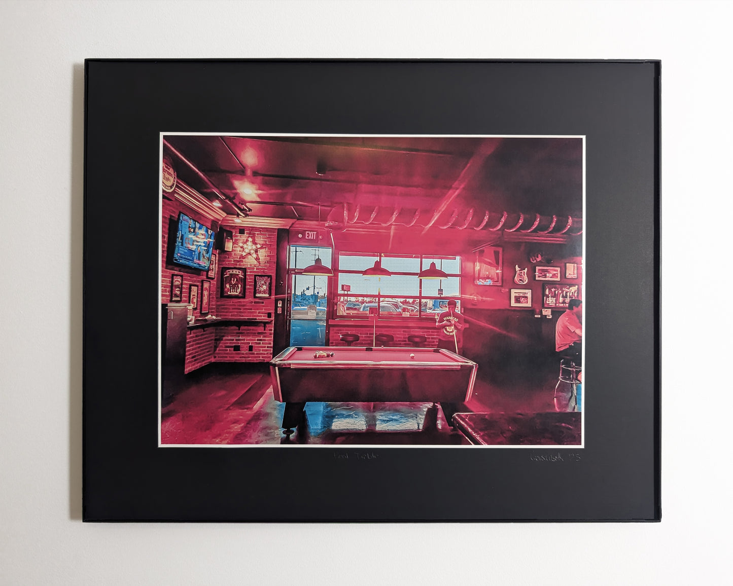 Billiards Bar in San Diego – Cinematic California Photo Print
