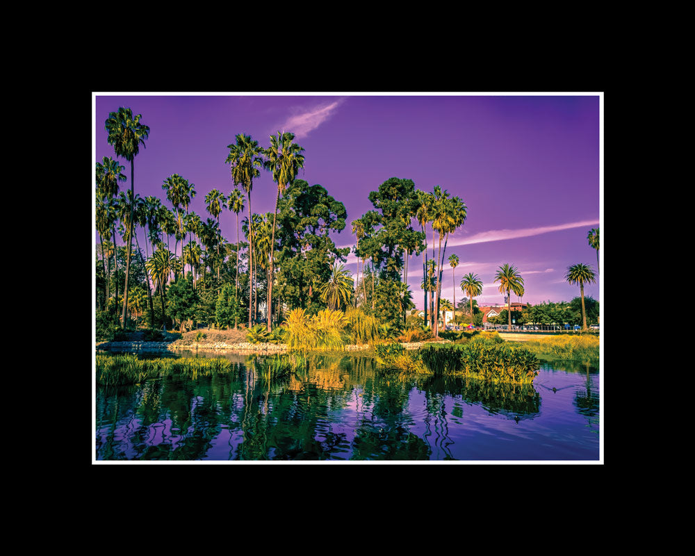 A sunny Saturday in Echo Park by Downtown Los Angeles